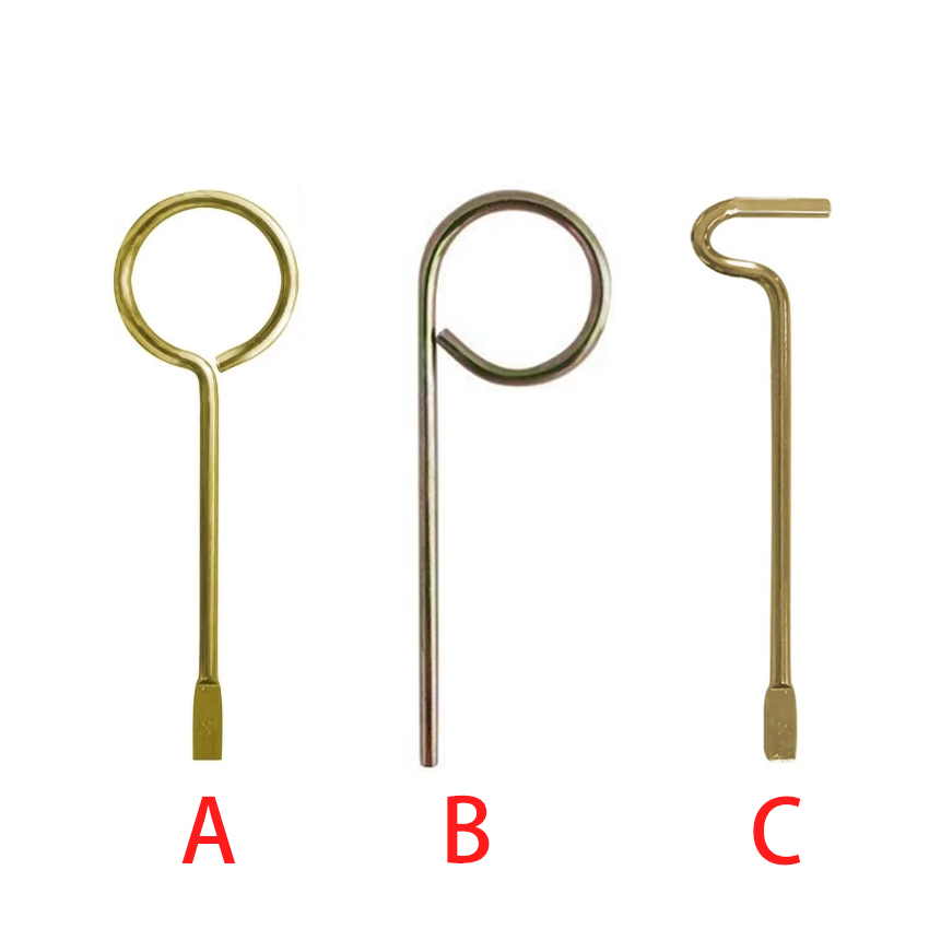 Dent Repair Puller - 5-teilige Notschlüssel für Schlafzimmer-/Badezimmertüren, kompatibel mit