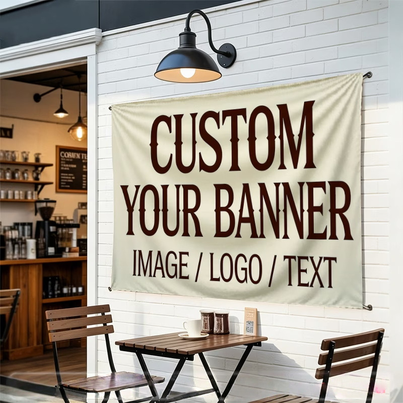 Auto Repair Shop Logo - Maßgefertigte Bannerfahnen, geeignet für personalisierte Logobilder,