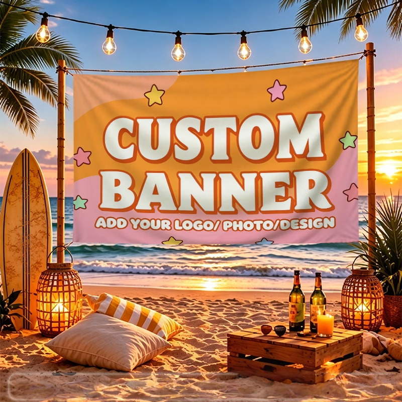 Auto Repair Shop Logo - Maßgefertigte Bannerfahnen, geeignet für personalisierte Logobilder,