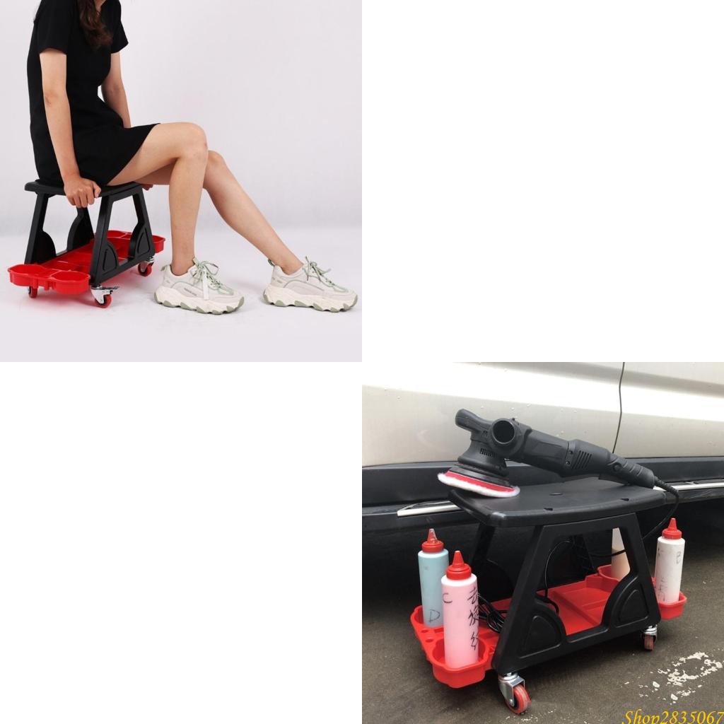 Garage Creeper Roller - Mechaniker-Creepers, Auto-Creepers-Sitze mit Werkzeugablage für Garagen,