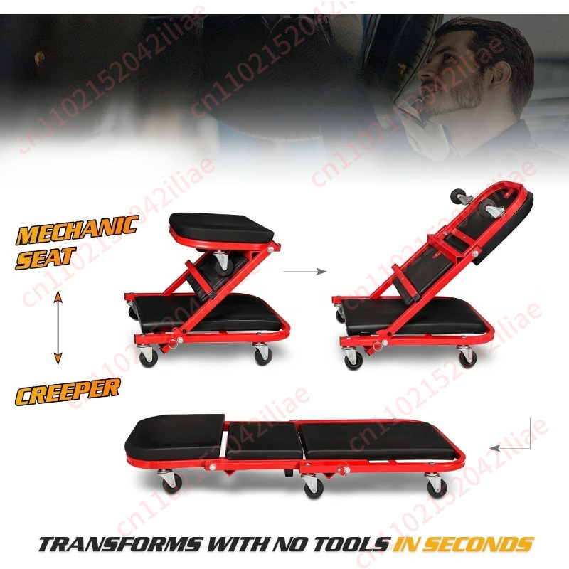 36-Zoll klappbare Kfz-Reparatu – Garage Creeper Roller Bewertung und Preis
