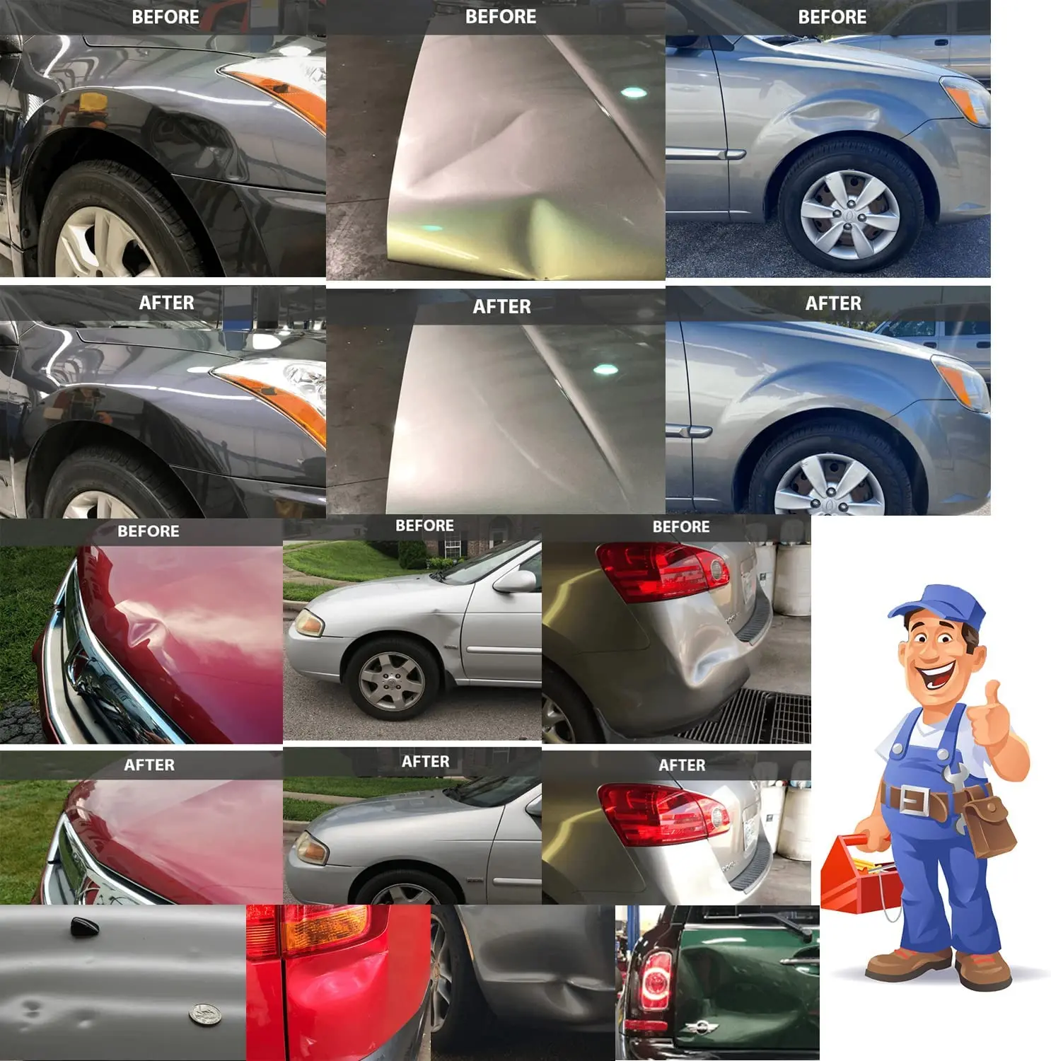 Auto-Dellen-Reparatur-Set, Aut – Dent Repair Puller Bewertung und Preis