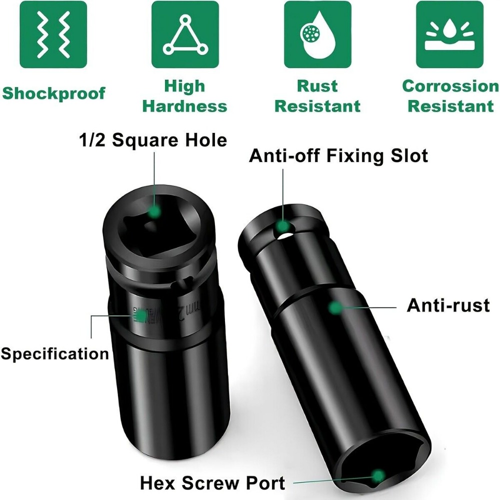 1/2 zoll Stick 6-Punkt Schlags – Pneumatic Impact Wrench Bewertung und Preis